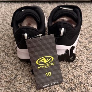 Athletic Works Kids Black and White Sneakers